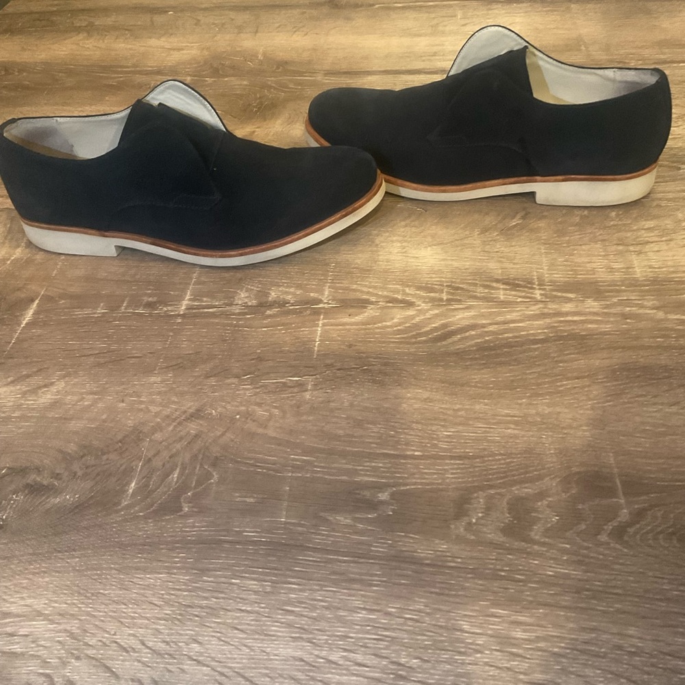 Calvin Klein men’s blue suede shoes
